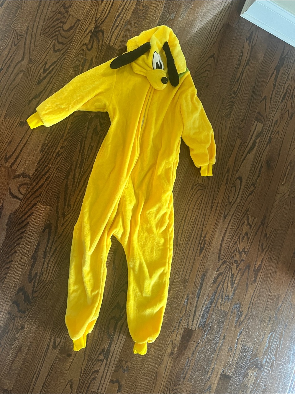 Plush Character Pluto Hooded One-Piece Yellow
